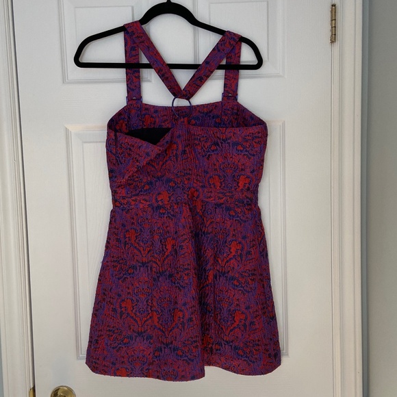 OPENING CEREMONY William Printed Buckle Mini Dress - size 8 - Picture 7 of 11